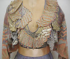 "Field of Lilies", Zandra Rhodes (British, founded 1969), a) silk, plastic, synthetic fiber; b) synthetic fiber, British
