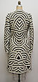 Coat, Oscar de la Renta, LLC. (American, founded 1965), silk, jet, synthetic, cotton, American