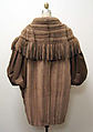 Coat, Christian Lacroix (French, born 1951), fur, silk, French