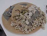 Hat, straw, silk, cotton, American