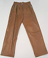 Ensemble, Claude Montana (French, 1949–2024), a-d) leather, synthetic, metal, French