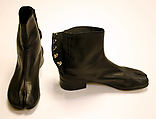 Boots, Maison Margiela (French, founded 1988), leather, metal, French