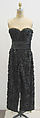 Ensemble, Hubert de Givenchy (French, Beauvais 1927–2018 Paris), a,b) silk, synthetic, plastic; c) silk, French