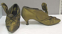 Shoes, Romeo Gigli  Italian, silk, leather, Italian