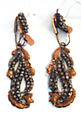 Earrings, metal, European, Eastern