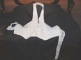 Tuxedo, Anderson & Sheppard (British, founded 1906), a) wool, silk; b) cotton, faux abalone; c) wool, silk, cotton, plastic, British