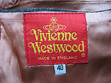 Suit, Vivienne Westwood (British, founded 1971), a) wool, synthetic, leather, metal; b) wool, synthetic, leather, British