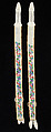 Suspenders, Silk, leather, synthetic, American