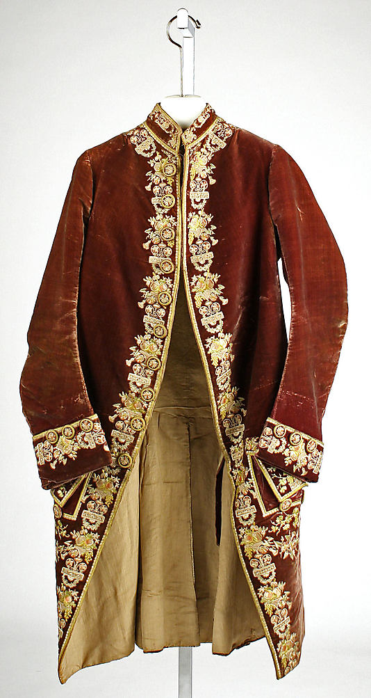 French Waistcoat, ca.1760 | Men's 18th Century Fashion | Pinterest ...