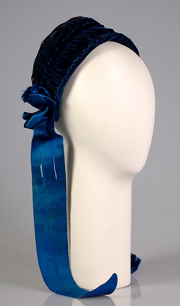 Evening bonnet by an unrecorded maker, The Metropolitan Museum of Art
