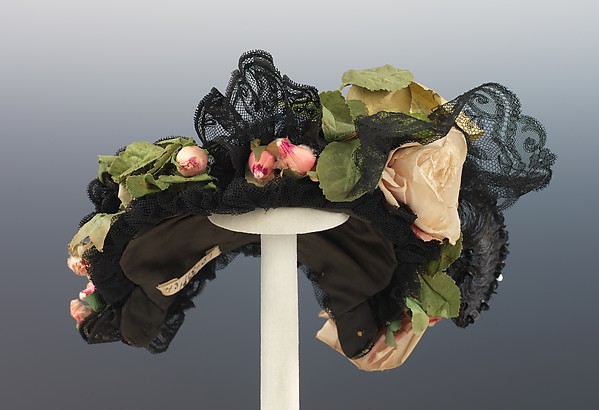 Evening bonnet by Jean Hamilton, The Metropolitan Museum of Art