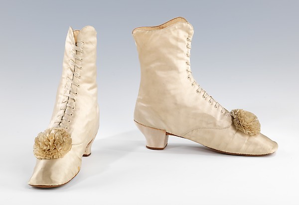 Evening boots by an unrecorded maker, The Metropolitan Museum of Art