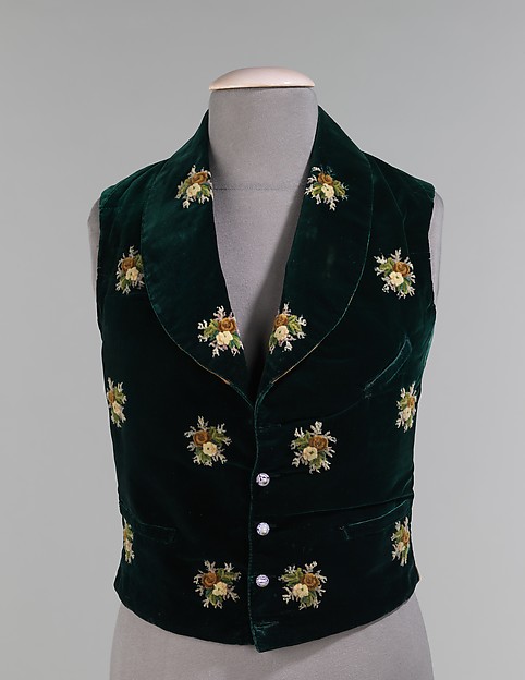 Evening vest by an unrecorded maker, The Metropolitan Museum of Art