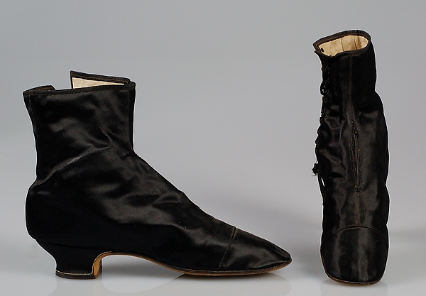 Evening boots by an unrecorded maker, The Metropolitan Museum of Art