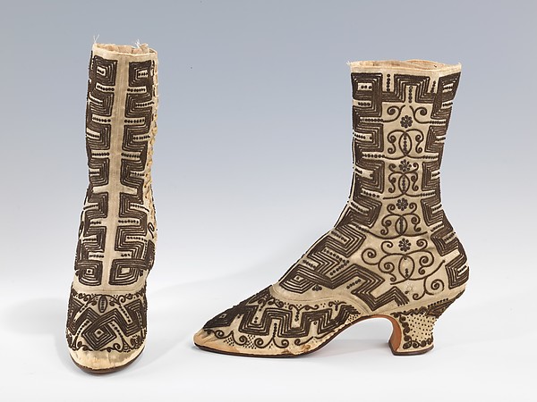 Evening boots by an unrecorded maker, The Metropolitan Museum of Art