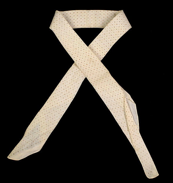 Cravat by an unrecorded maker, The Metropolitan Museum of Art