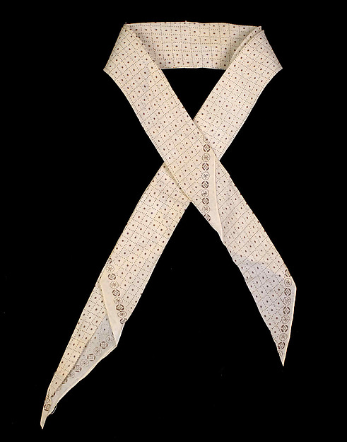 Cravat by an unrecorded maker, The Metropolitan Museum of Art