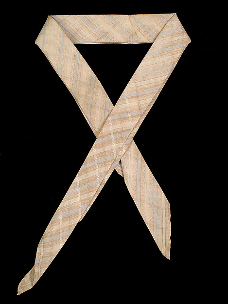 Cravat by an unrecorded maker, The Metropolitan Museum of Art