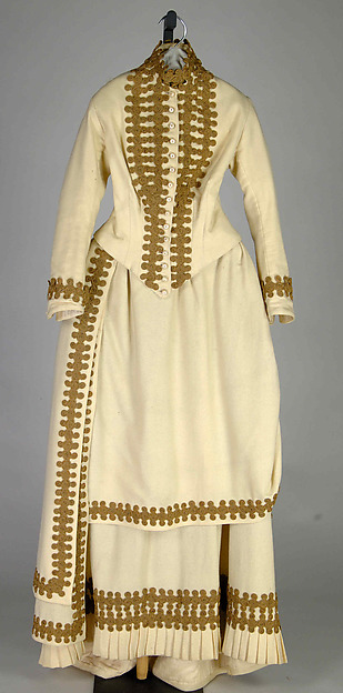 Walking dress by an unrecorded maker, The Metropolitan Museum of Art