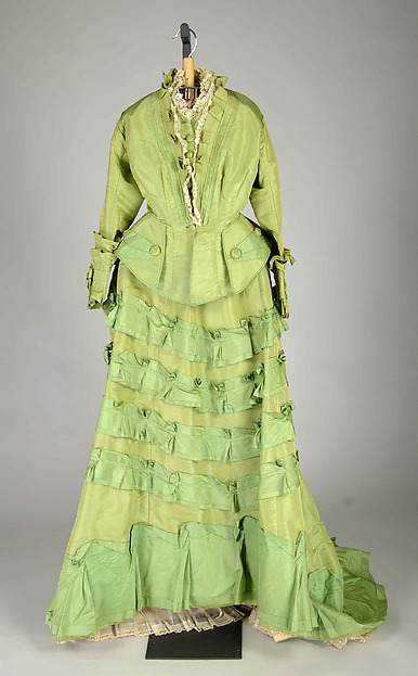Visiting dress by an unrecorded maker, The Metropolitan Museum of Art