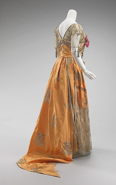 Old Rags - Evening dress by House of Worth, 1910-14 Paris,...