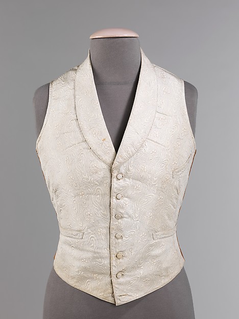 Evening vest by an unrecorded maker, The Metropolitan Museum of Art