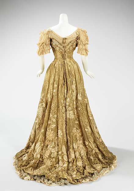 Old Rags - Ballgown by Jacques Doucet, 1898-1902 France, the...