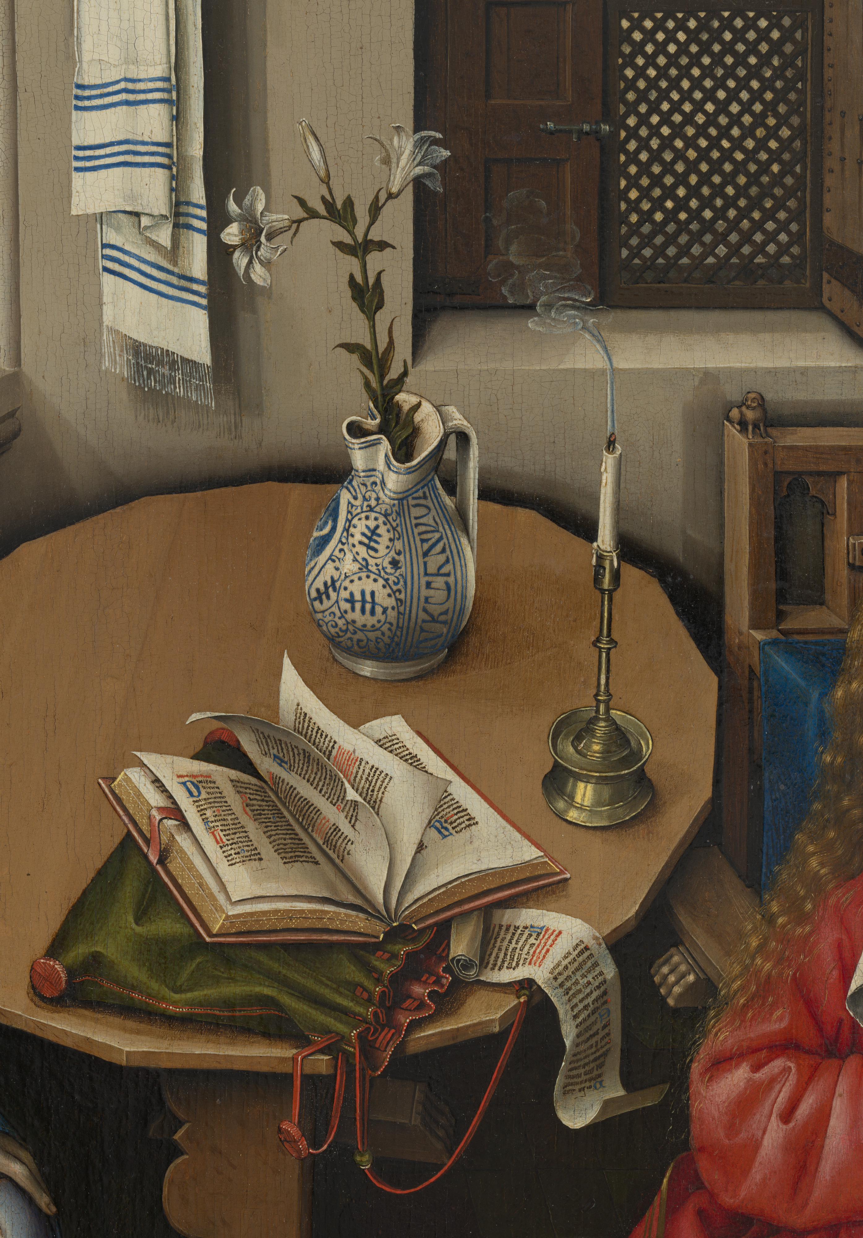 Workshop of Robert Campin - Annunciation Triptych (Merode