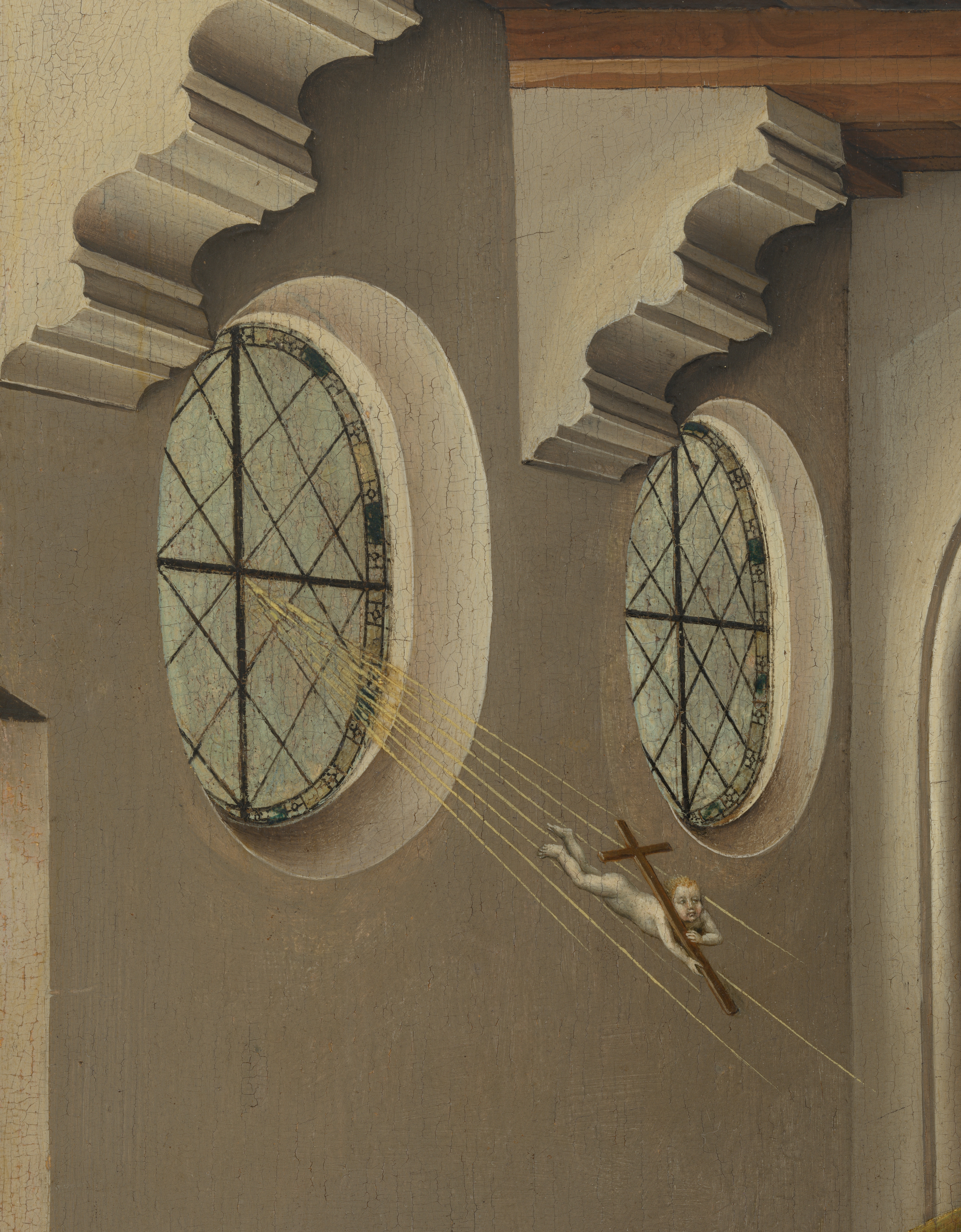 Workshop of Robert Campin - Annunciation Triptych (Merode