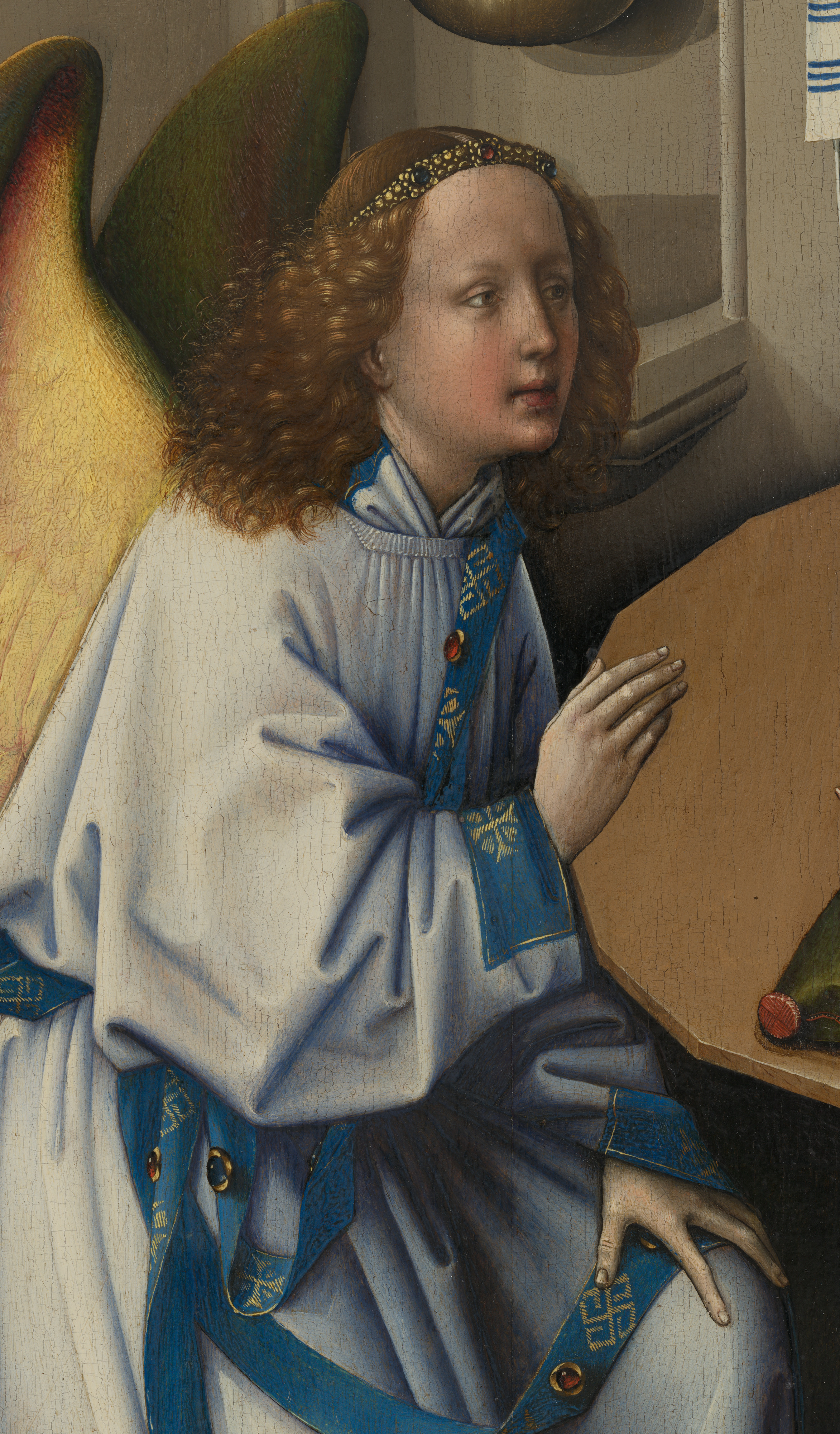 Workshop of Robert Campin - Annunciation Triptych (Merode