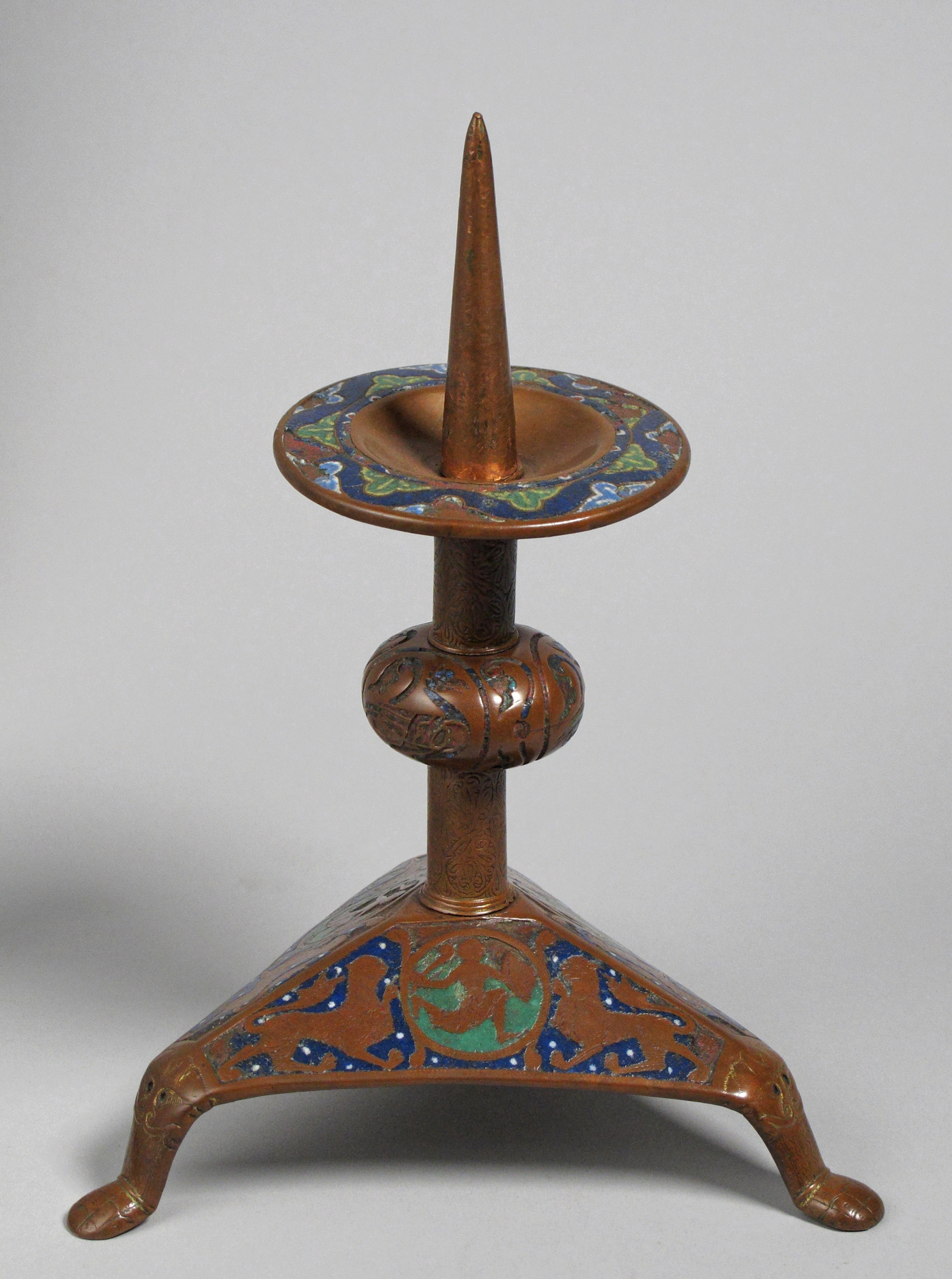 Pricket Candlestick (one of a pair), French