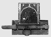 Lock, wrought iron, European