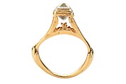 Octahedral Diamond Ring, Gold, diamond, Roman