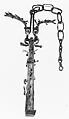 Trammel Hook (Crémaillère), Wrought iron, French or Spanish