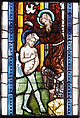 The Baptism of Christ, Pot-metal and colorless glass, vitreous paint and silver stain, Austrian