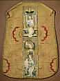 Orphrey Panels from a Chasuble, Silk and metal thread, Bohemian