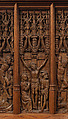 Panel with the Crucifixion of Christ, Oak, French