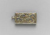 Reliquary Pendant with Hounds Coursing a Hare, Silver, gilded silver, and niello, German