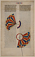 Sundial of Ahaz, leaf from the Postilla Litteralis (Literal Commentary) of Nicholas of Lyra, Opaque watercolor, iron-gall ink and gold on vellum, French