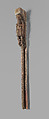 Architectural Support with a Flute-Player, Oak, French