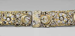 Fragment of a Belt, Silver, silver gilt, German