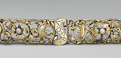 Fragment of a Belt, Silver, silver gilt, German