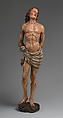 Saint Sebastian, European poplar, paint, gesso, Northern European