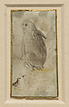 Cuttings from a Modelbook with a Rooster, a Hen and her Chicks, and a Rabbit, Pen and brown and black ink, watercolor, on parchment, North Italian (?)