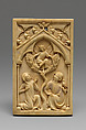 Cover of a Writing Tablet, Elephant ivory, French
