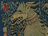 Fragment of a Tapestry or Wall Hanging, Wool and linen, Upper Rhenish
