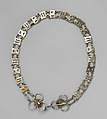 Collar composed of the Letters “S” and “M”, Silver, partially gilded, British