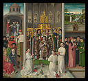 Scenes from the Life of Saint Augustine of Hippo, Master of Saint Augustine Netherlandish, Oil, gold, and silver on wood, Netherlandish