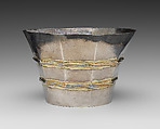 Beaker, Silver and gilded silver, German