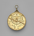 Astrolabe, Regiomontanus (b. Johannes Müller, 1436–1476), Copper alloy, German or Italian